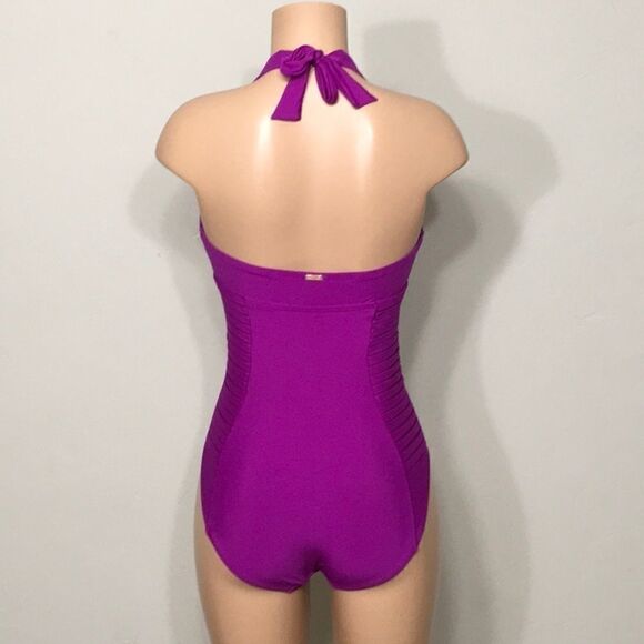 Calvin Klein halter v-neck swimsuit. NWOT - Picture 7 of 13